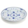 ロイヤルコペンハーゲン（Royal Copenhagen） ブルーフルーテッド ハーフレース/Blue Fluted Half Lace 102 625 プレート25cm フラット