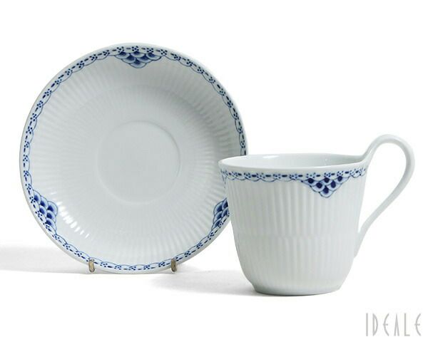 ロイヤルコペンハーゲン（Royal Copenhagen） プリンセス/Princess ティー カップ＆ソーサー ハイハンドル