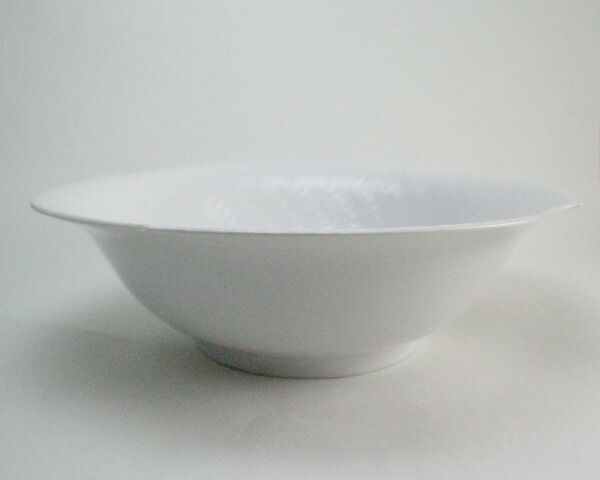 マイセン（Meissen） 波の戯れ/Wellenspiel weiss ラウンドボウル 21.5cm