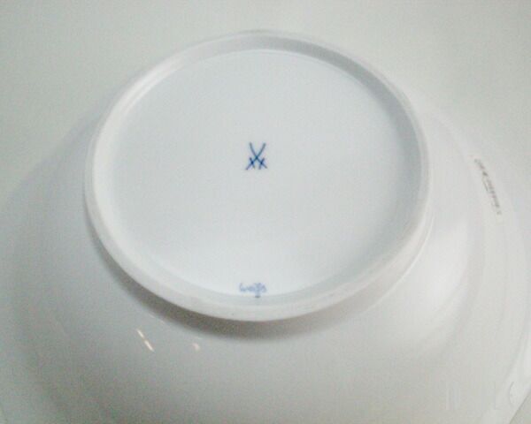 マイセン（Meissen） 波の戯れ/Wellenspiel weiss ラウンドボウル 21.5cm