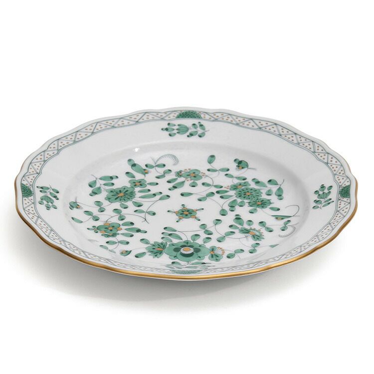 マイセン（Meissen） インドの華/INDISCH GREEN プレート 21cm グリーン