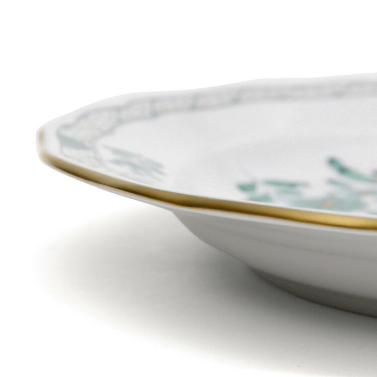 マイセン（Meissen） インドの華/INDISCH GREEN プレート 21cm グリーン