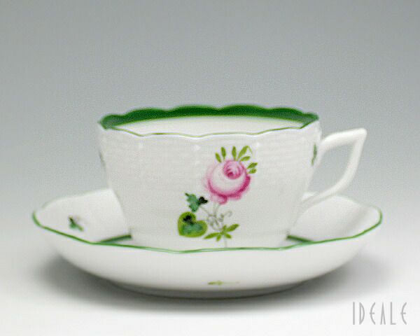 ヘレンド（Herend） ウィーンのバラ/VRH ティー/コーヒーカップ&ソーサー