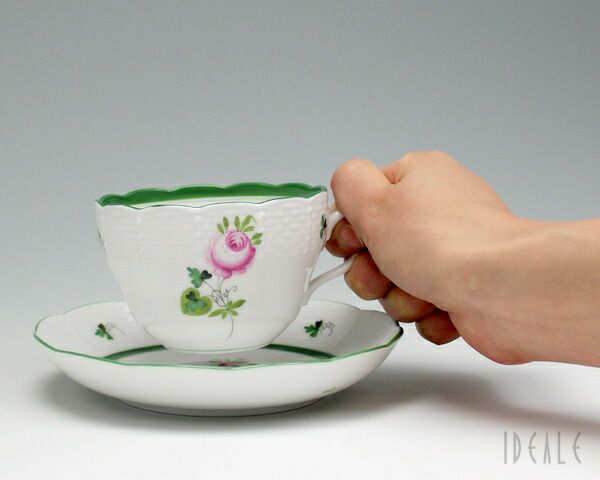 ヘレンド（Herend） ウィーンのバラ/VRH ティー/コーヒーカップ&ソーサー
