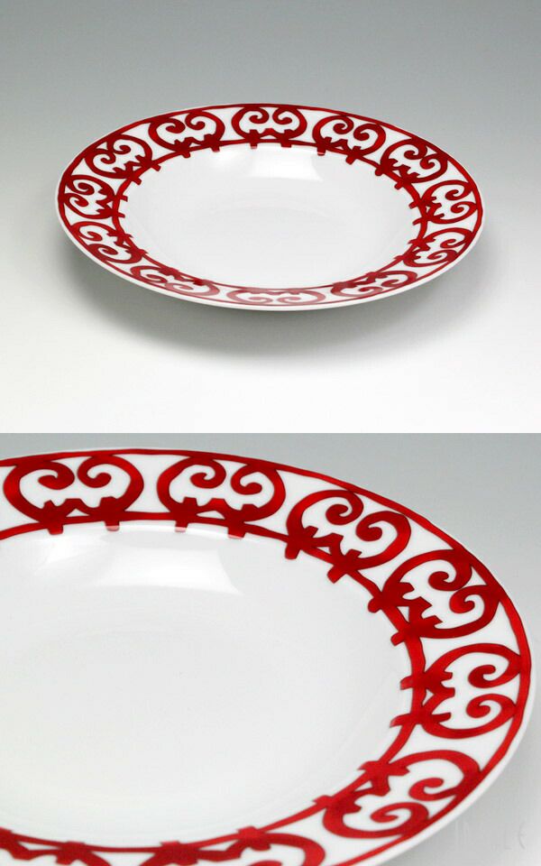 エルメス（HERMES） ガダルキヴィール/Guadalquivir スーププレート 22cm ペア