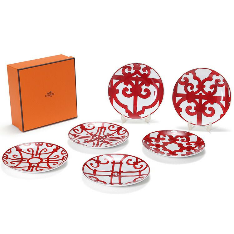 エルメス（HERMES） ガダルキヴィール/Guadalquivir BBプレート 6枚セット No.1～6