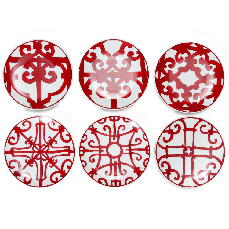 エルメス（HERMES） ガダルキヴィール/Guadalquivir BBプレート 6枚セット No.1～6