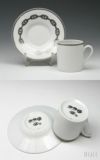 エルメス（HERMES） シェーヌダンクル プラチナ/Chaine d'ancre platinum コーヒーカップ&ソーサー ペア