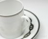 エルメス（HERMES） シェーヌダンクル プラチナ/Chaine d'ancre platinum コーヒーカップ&ソーサー ペア