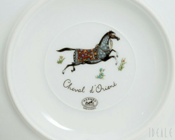 エルメス（HERMES） シュバルドリアン/Cheval d'Orient ティーカップ&ソーサー ペア No.5