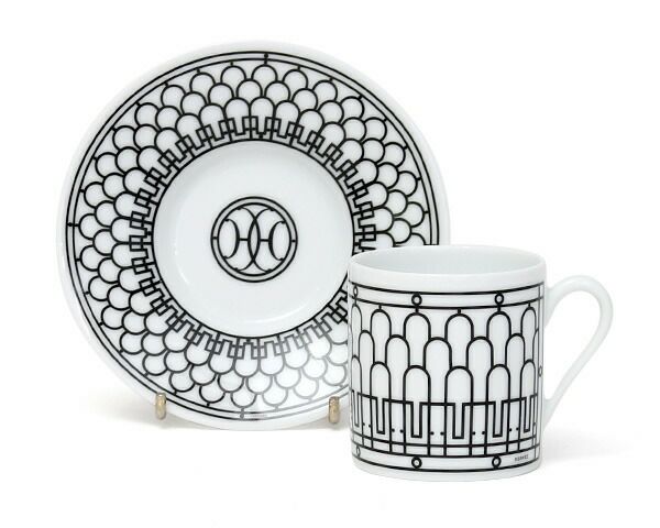 エルメス（HERMES） アッシュデコ/H Deco コーヒーカップ&ソーサー ペア