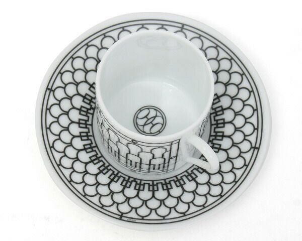 エルメス（HERMES） アッシュデコ/H Deco コーヒーカップ&ソーサー ペア