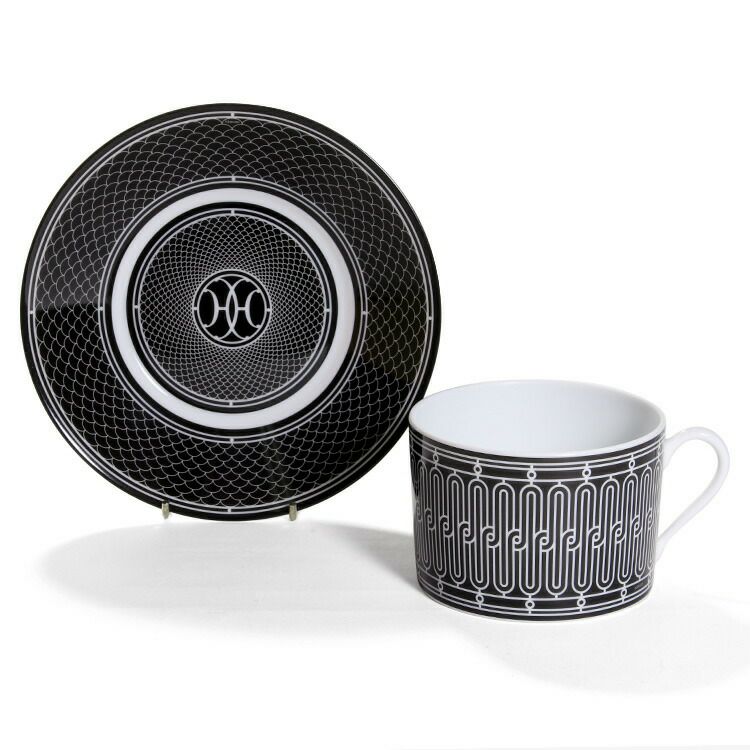 エルメス（HERMES） アッシュデコ/H Deco ブレックファスト カップ＆ソーサー ペア