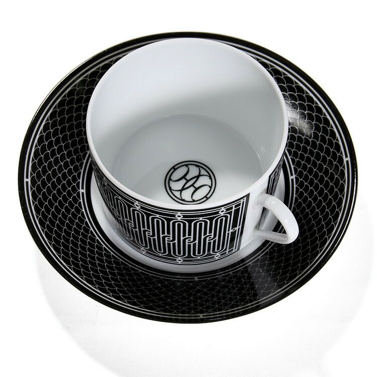 エルメス（HERMES） アッシュデコ/H Deco ブレックファスト カップ＆ソーサー ペア