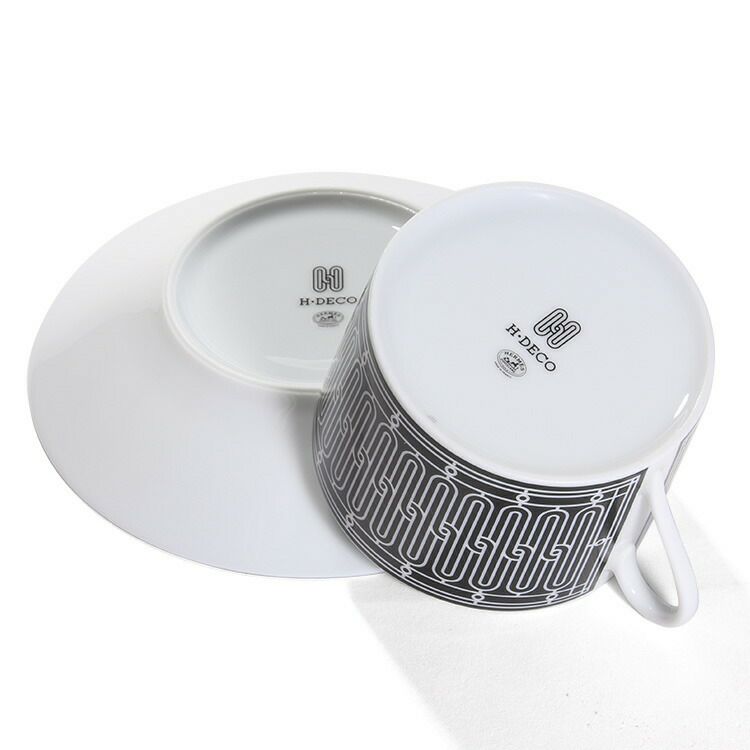 エルメス（HERMES） アッシュデコ/H Deco ブレックファスト カップ＆ソーサー ペア