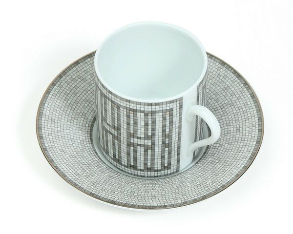 エルメス（HERMES） モザイク/Mosaique au 24 コーヒーカップ&ソーサー ペア