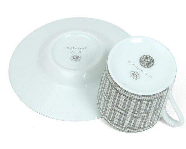 エルメス（HERMES） モザイク/Mosaique au 24 コーヒーカップ&ソーサー ペア