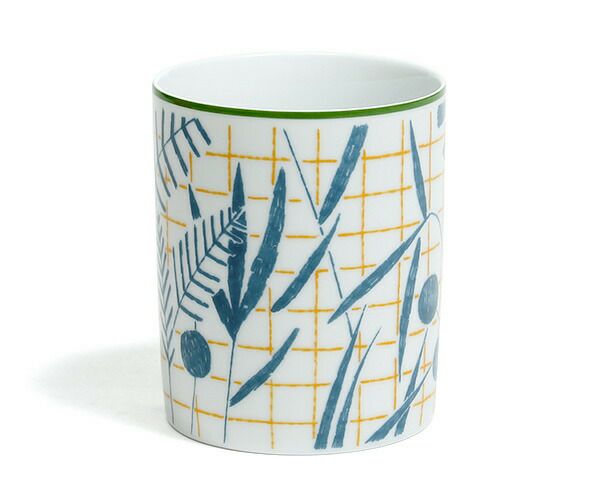 エルメス（HERMES） ウォークインザガーデン/A walk in the garden マグカップ 300ml ブルー