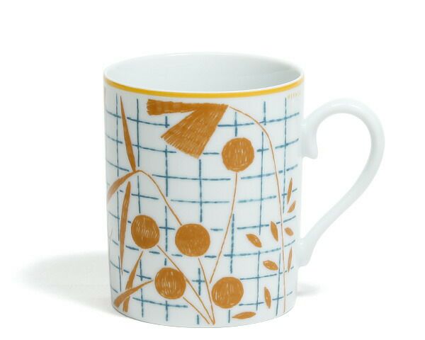 エルメス（HERMES） ウォークインザガーデン/A walk in the garden マグカップ 300ml オレンジ