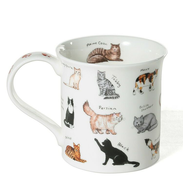 ダヌーン（Dunoon） BUTE マグカップ お気に入りの猫はど～れ？