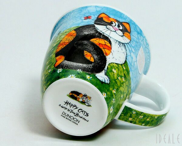 ダヌーン（Dunoon） NEVIS マグカップ マグカップ おすまし三毛猫