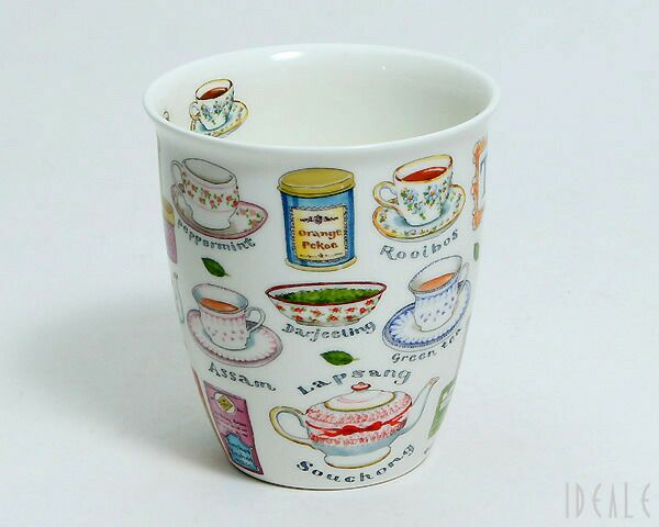 ダヌーン（Dunoon） NEVIS マグカップ 優雅にティータイム