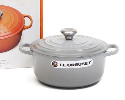 ル・クルーゼ（Le Creuset） 両手鍋 ココットロンド 24cm ミストグレー