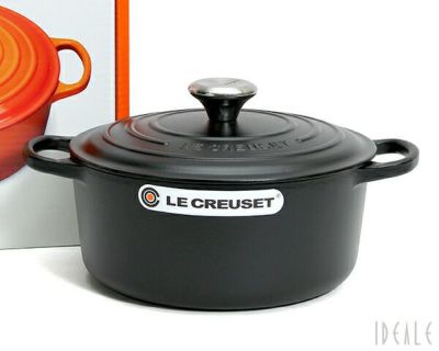 ル・クルーゼ（Le Creuset） 両手鍋 ココットロンド 24cm ブラック