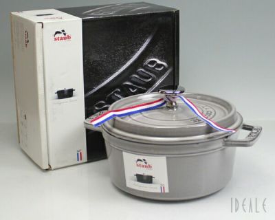 ストウブ（staub） ココット ラウンド 18cm グラファイトグレー