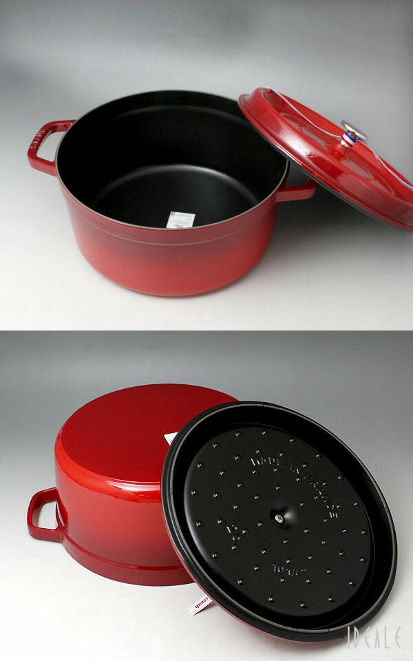 ストウブ（staub） ココット ラウンド 26cm レッド