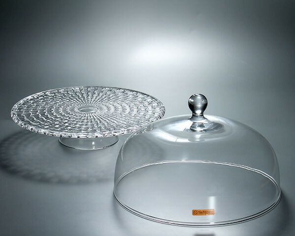 ナハトマン（Nachtmann） ボサノバ/Bossa nova ケーキプレート/ケーキドーム セット