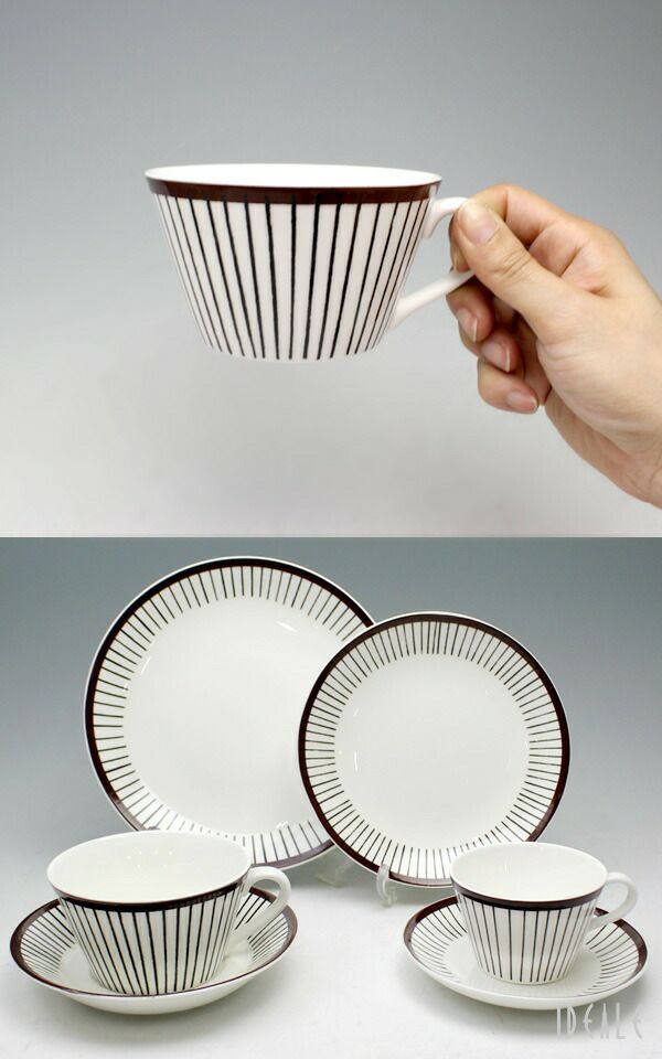 グスタフスベリ（Gustavsberg） スピサ・リブ/Spisa Ribb ティーカップ＆ソーサー 復刻版