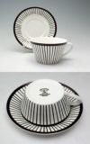 グスタフスベリ（Gustavsberg） スピサ・リブ/Spisa Ribb ティーカップ＆ソーサー + プレート 18cm 復刻版
