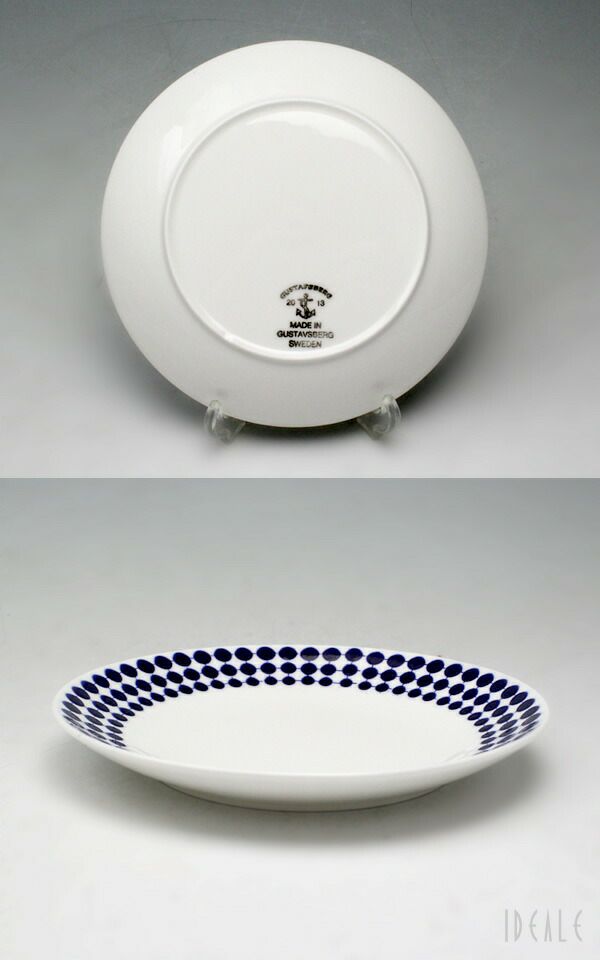 グスタフスベリ（Gustavsberg） アダム/Adam プレート 18cm 復刻版