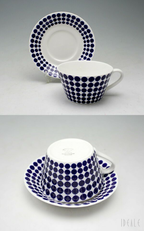 グスタフスベリ（Gustavsberg） アダム/Adam ティーカップ＆ソーサー 復刻版