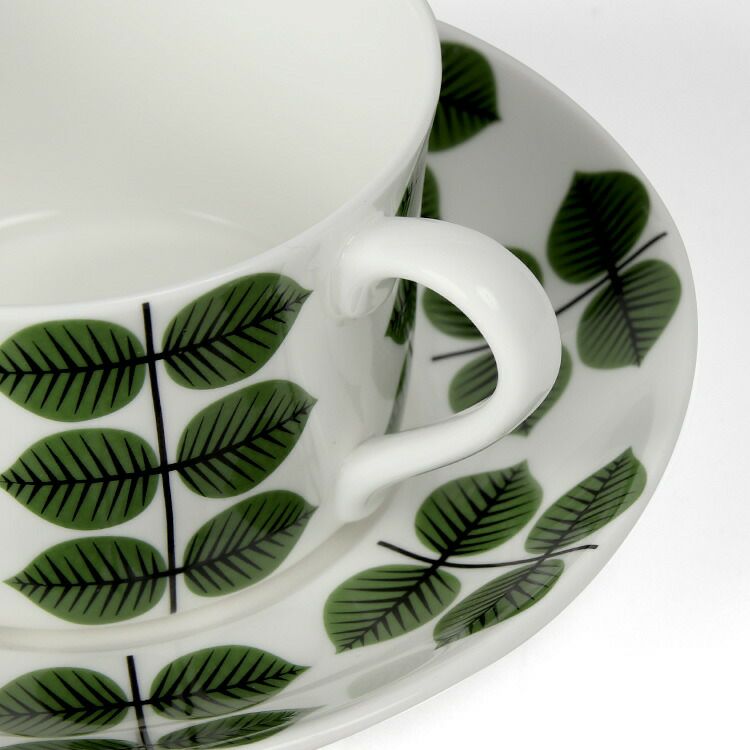 グスタフスベリ（Gustavsberg） ベルソ/Bersa ティーカップ＆ソーサー + プレート 22cm 復刻版