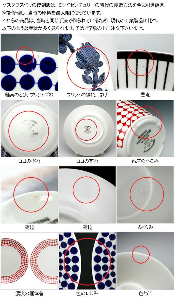 グスタフスベリ（Gustavsberg） プルーヌス/Prunus コーヒーカップ＆ソーサー 復刻版