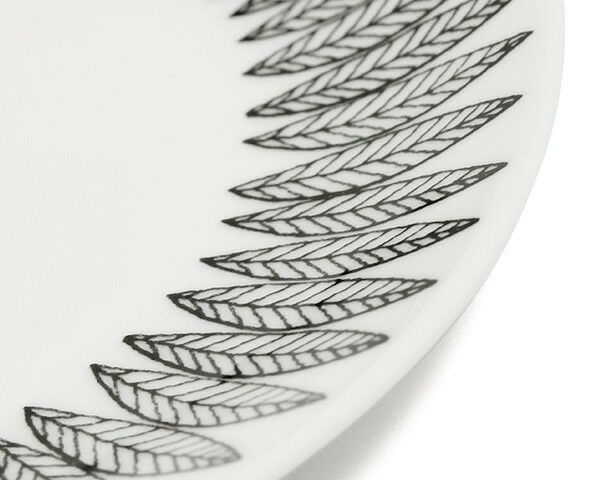 グスタフスベリ（Gustavsberg） サリックス/Salix プレート 18cm ブラック 復刻版