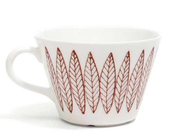 グスタフスベリ（Gustavsberg） サリックス/Salix コーヒーカップ＆ソーサー レッド 復刻版