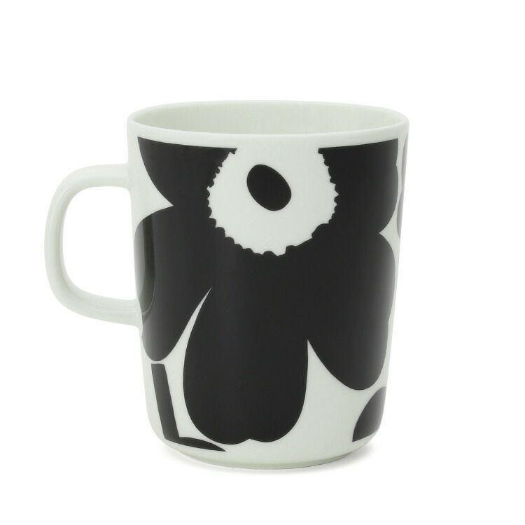 マリメッコ（marimekko） ウニッコ/UNIKKO マグカップ 250ml ホワイト/ブラック