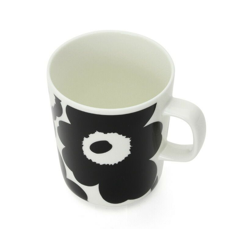 マリメッコ（marimekko） ウニッコ/UNIKKO マグカップ 250ml ホワイト/ブラック