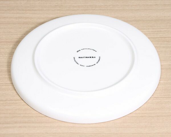 マリメッコ（marimekko） シイルトラプータルハ/SIIRTOLAPUUTARHA プレート 20cm ホワイト/ブラック
