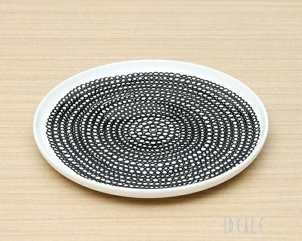 マリメッコ（marimekko） シイルトラプータルハ/SIIRTOLAPUUTARHA プレート 20cm ホワイト/ブラック