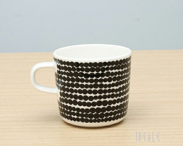 マリメッコ（marimekko） シイルトラプータルハ/SIIRTOLAPUUTARHA コーヒーカップ 200mｌ ホワイト/ブラック