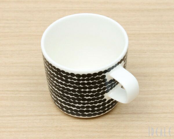 マリメッコ（marimekko） シイルトラプータルハ/SIIRTOLAPUUTARHA コーヒーカップ 200mｌ ホワイト/ブラック