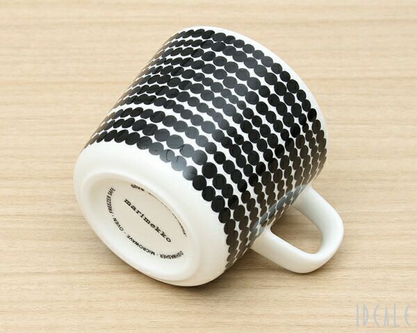 マリメッコ（marimekko） シイルトラプータルハ/SIIRTOLAPUUTARHA コーヒーカップ 200mｌ ホワイト/ブラック