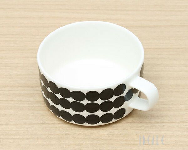 マリメッコ（marimekko） シイルトラプータルハ/SIIRTOLAPUUTARHA ティーカップ 250ml ブラック