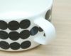 マリメッコ（marimekko） シイルトラプータルハ/SIIRTOLAPUUTARHA ティーカップ 250ml ブラック