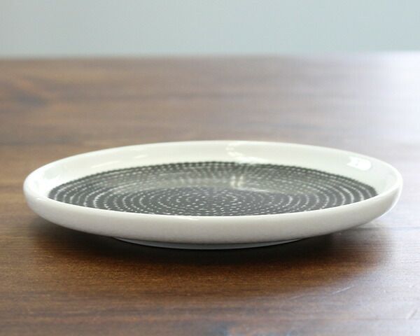 マリメッコ（marimekko） ラシィマット/RASYMATTO プレート 13.5cm ホワイト/ブラック