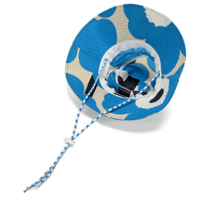 マリメッコ（marimekko） ウニッコ/UNIKKO 帽子（バケットハット） Mサイズ ブルー/ホワイト